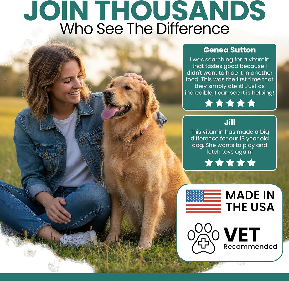 Dog Multivitamin Chewable - Chew + Heal 12-in-1, 60 Ct, Puppy