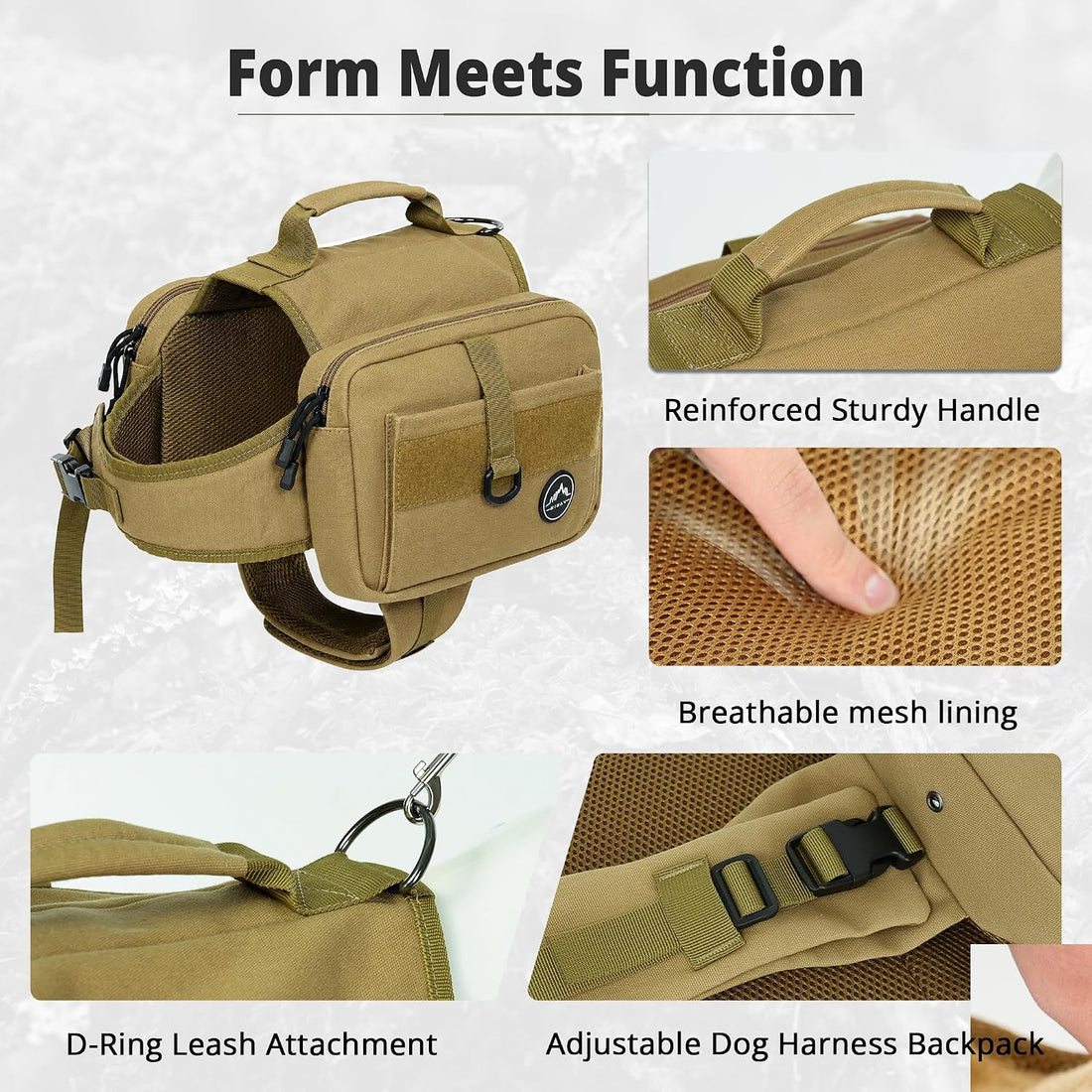 Himal Outdoors Tactical Dog Saddle Bag