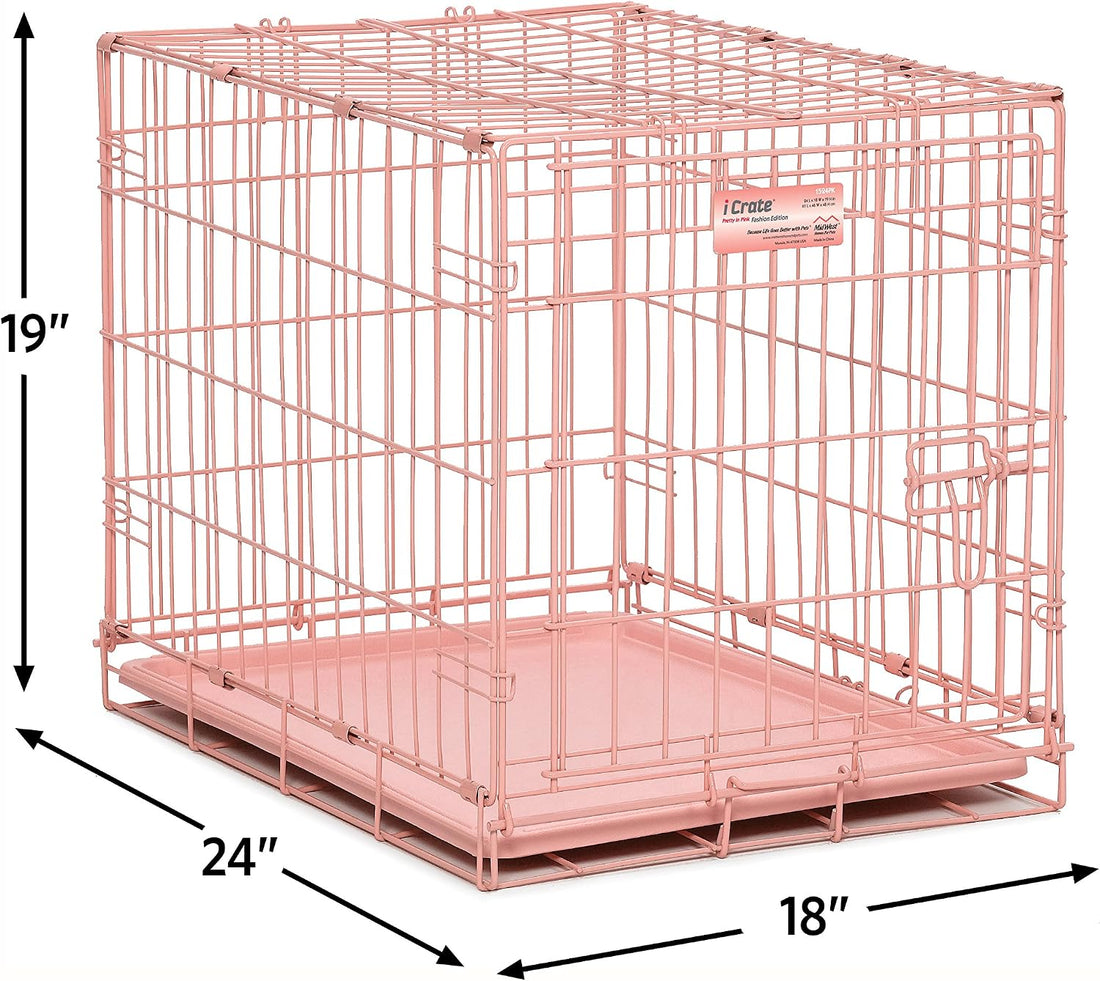 MidWest Homes for Pets Pink Fashion iCrate Starter Kit