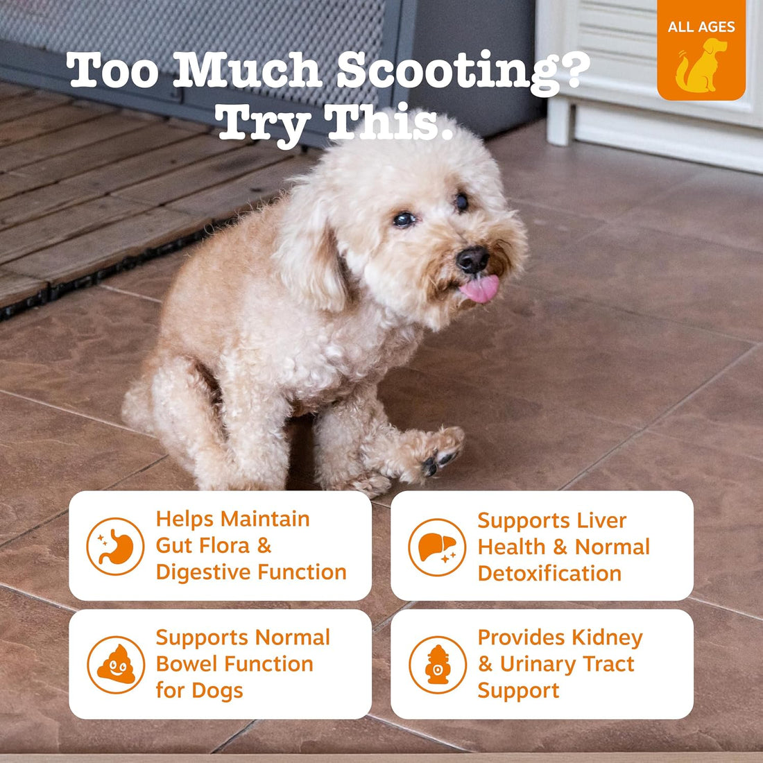 Zesty Paws Scoot Away Soft Chews