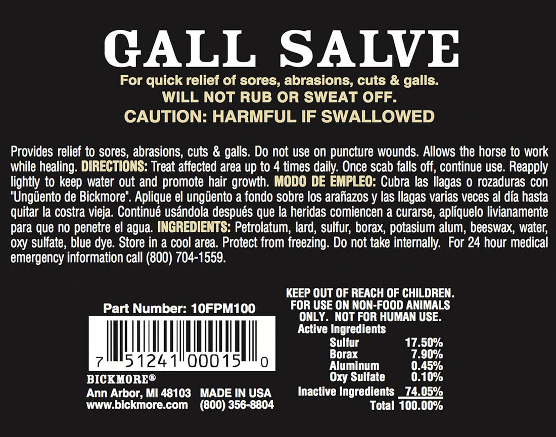 Bickmore Gall Salve Wound Cream for Horses