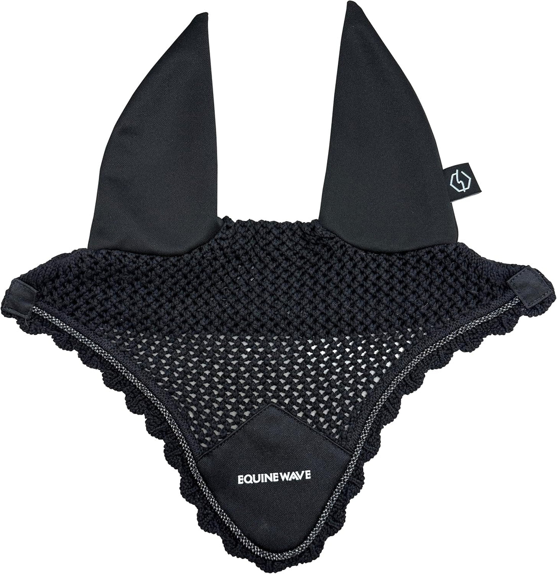 EQUINEWAVE Horse Fly Bonnet, Breathable Crochet Ear Bonnet