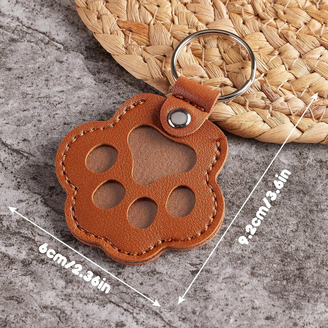 Aanqilze 5PCS Pet Hair Storage Keychain