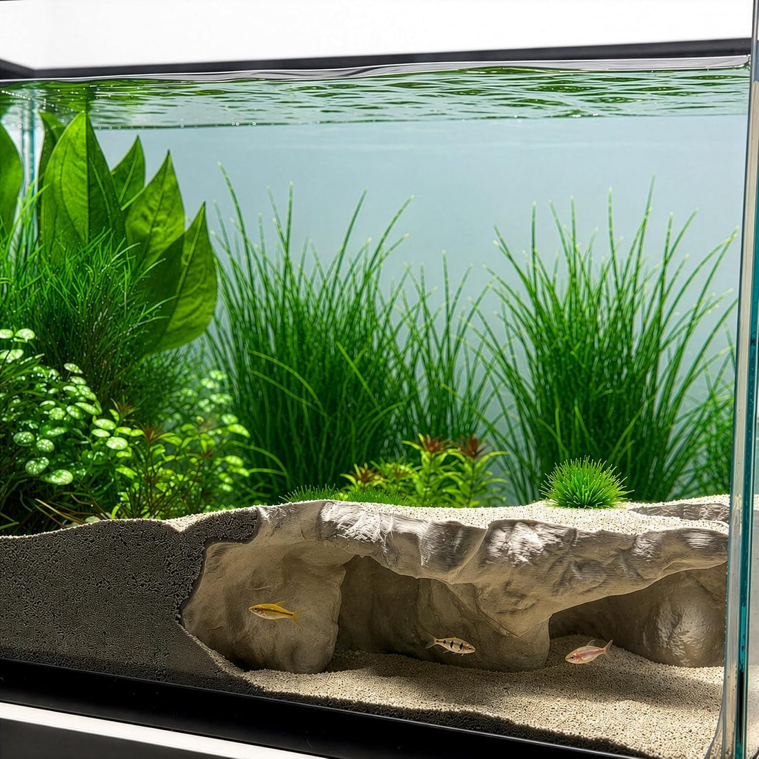 Aquarium Corner Underground Cave