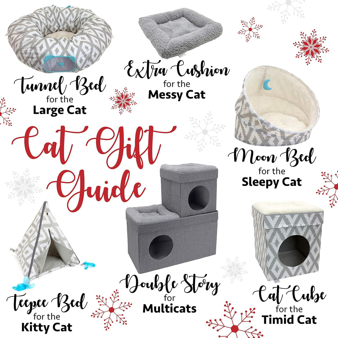 Kitty City Large Cat Tunnel Bed