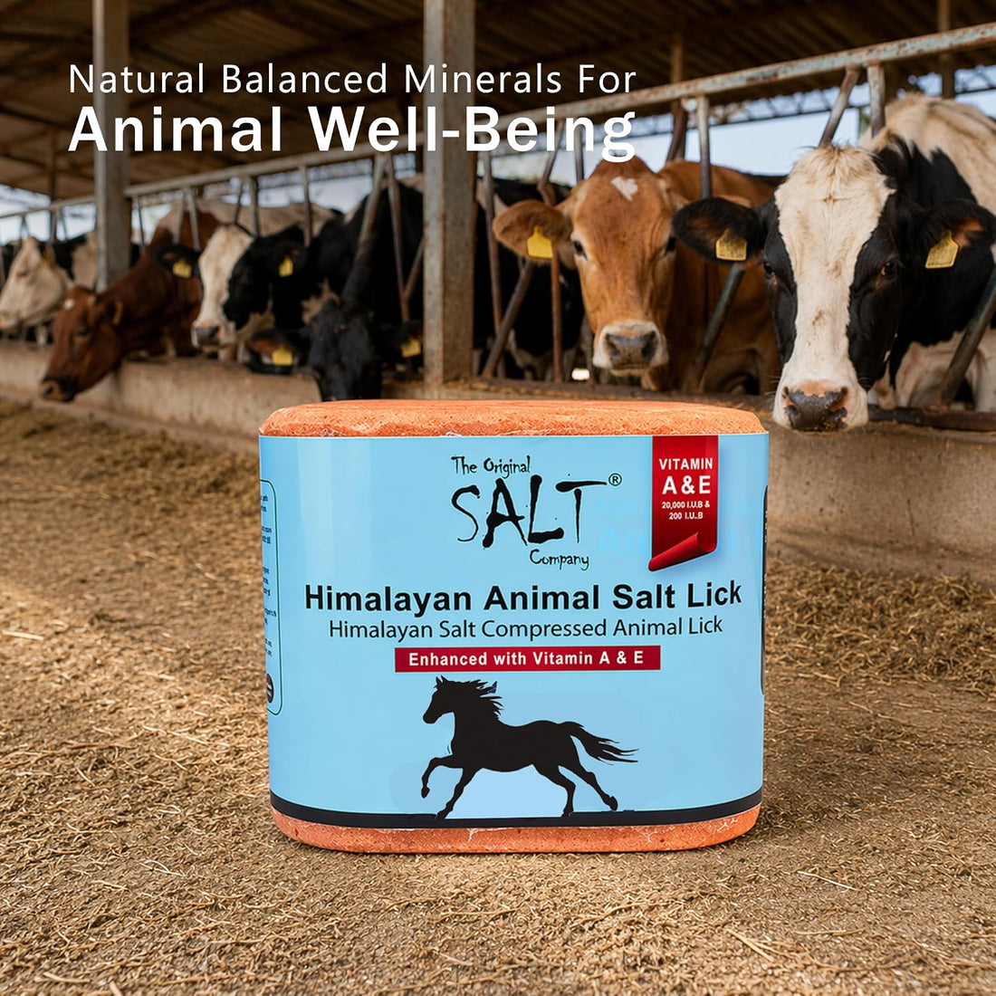 100% Organic Himalayan Salt Lick Provides Essential Minerals for Your
