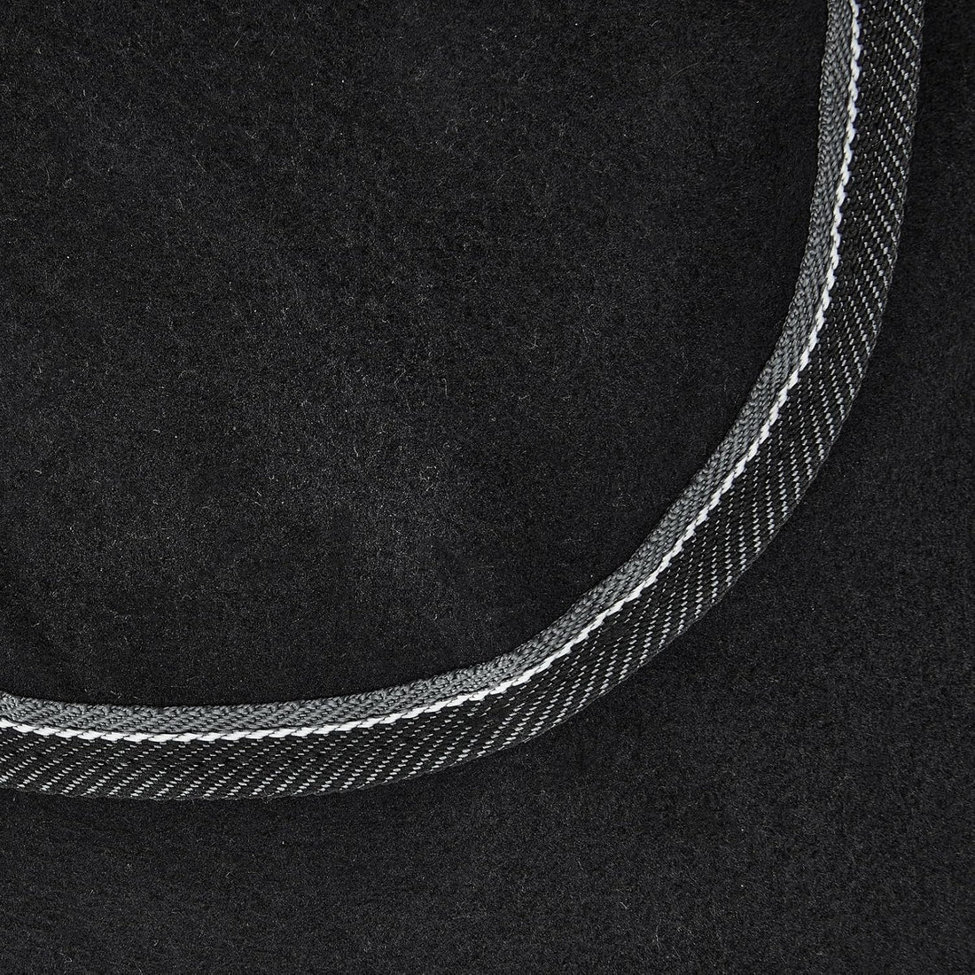 Horze Kiel Fleece Quarter Sheet - Black - Horse