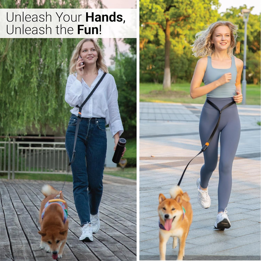 SVD.PET 4-in-1 Hands Free Dog Leash