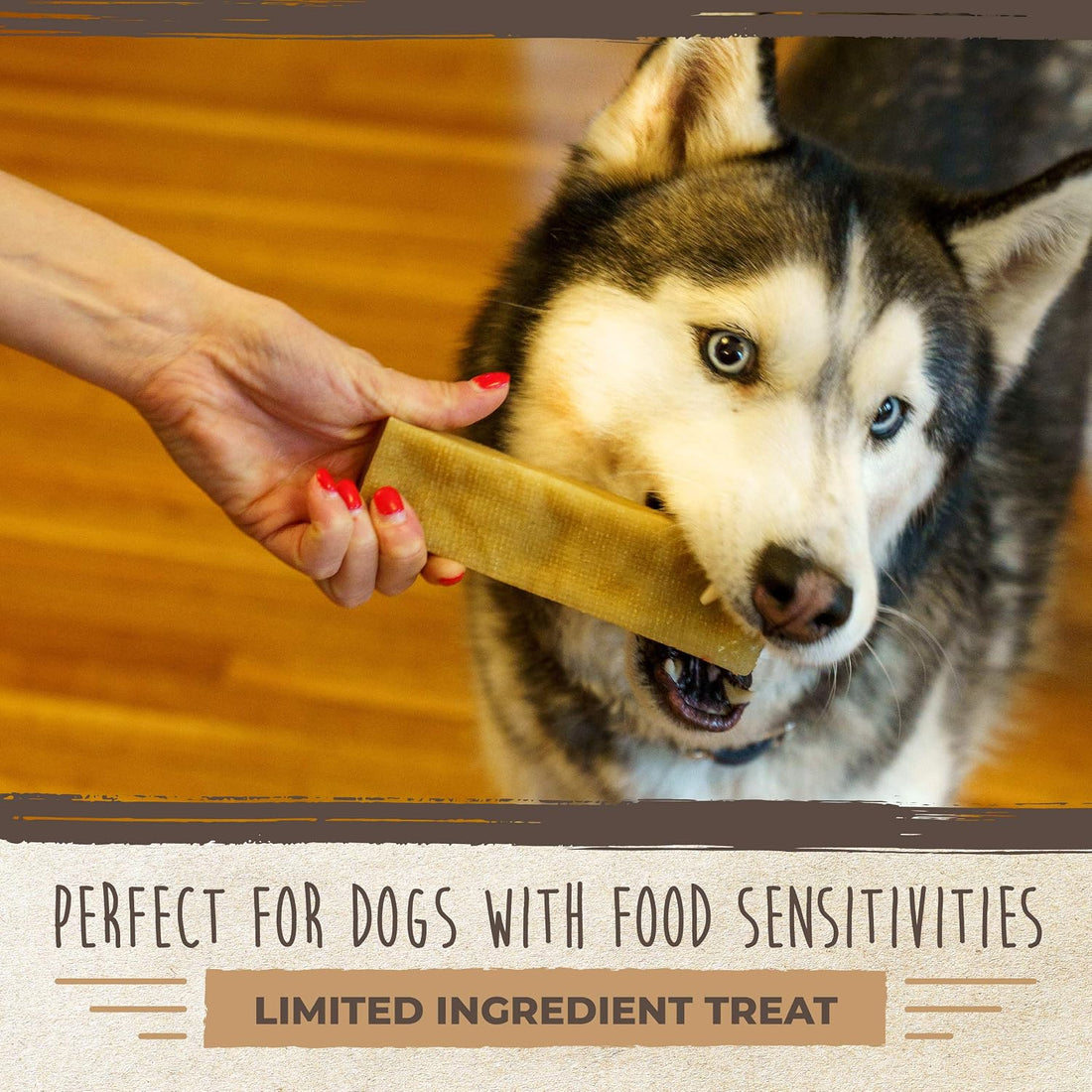 Mighty Paw Yak Cheese Chews for Dogs, All-Natural Himalayan, Medium