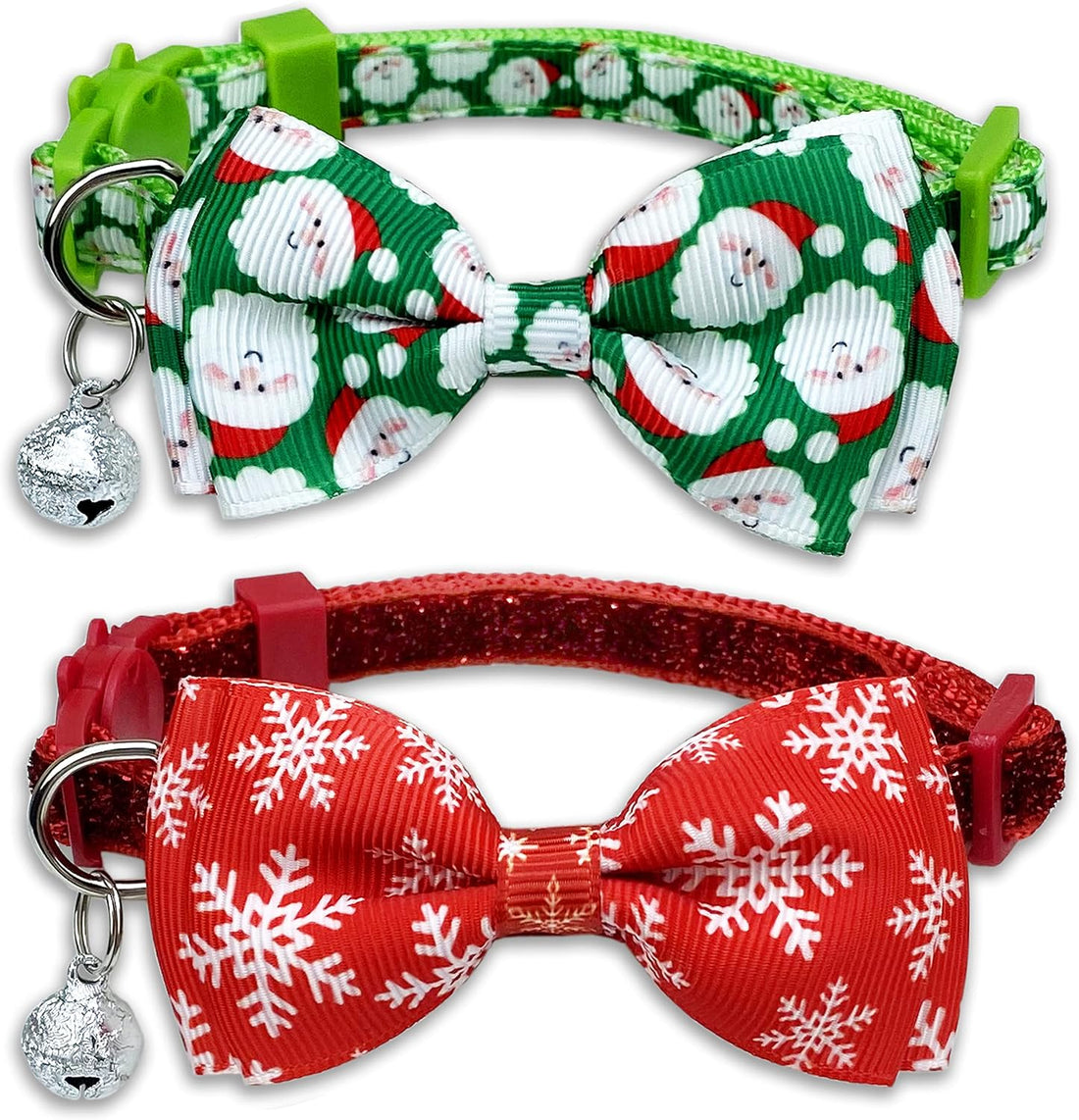 2 Pack Halloween Cat Collars with Bells, Breakaway