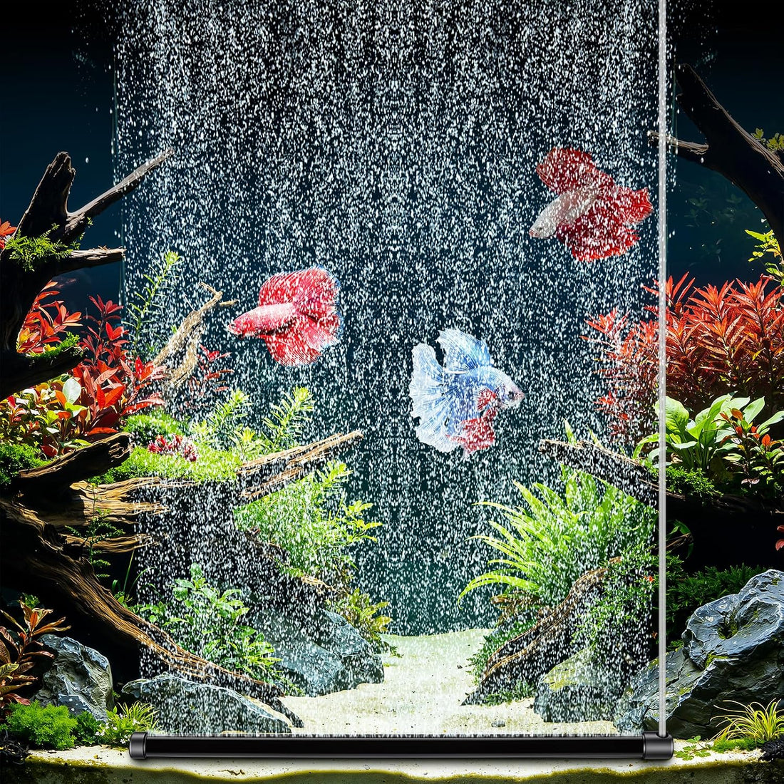 hygger Aquarium Bubble Bar, 9.8" Ultra-Fine Quiet Fish Tank Bubble