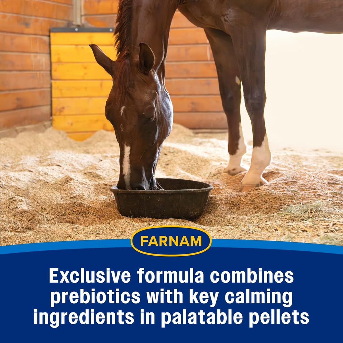 Farnam Quietex Show Pellets, Horse Calming Supplement, 3.75 lb