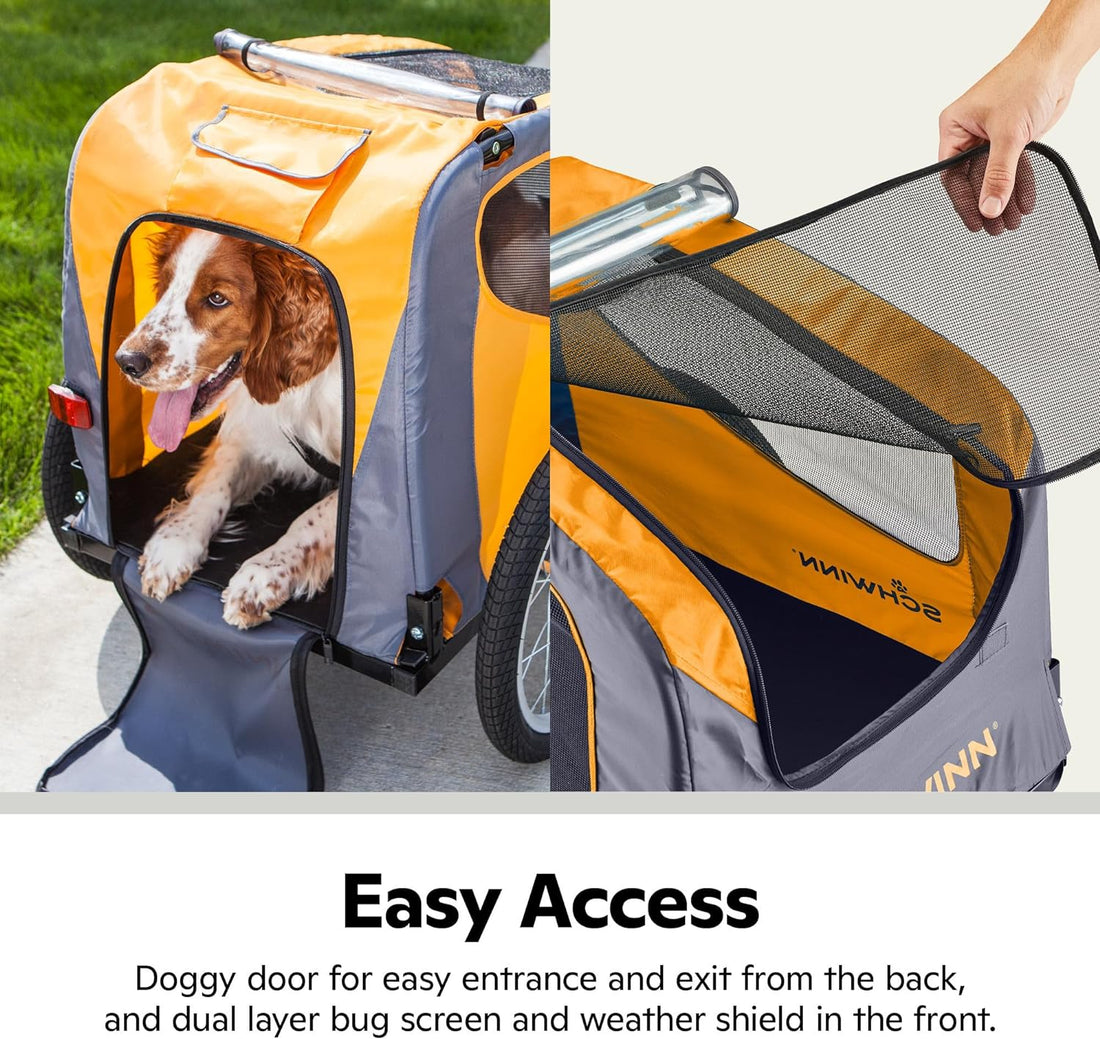 Schwinn 13-SC315 Rascal Bike Pet Trailer, For Small and Large Dogs