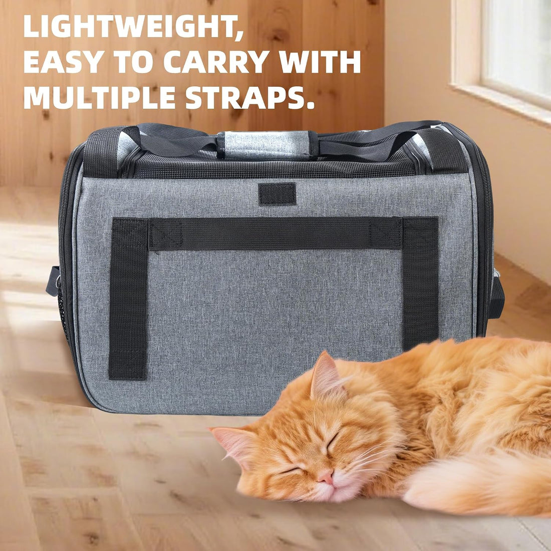 AIWIKIDE Lightweight Waterproof Cat Carrier