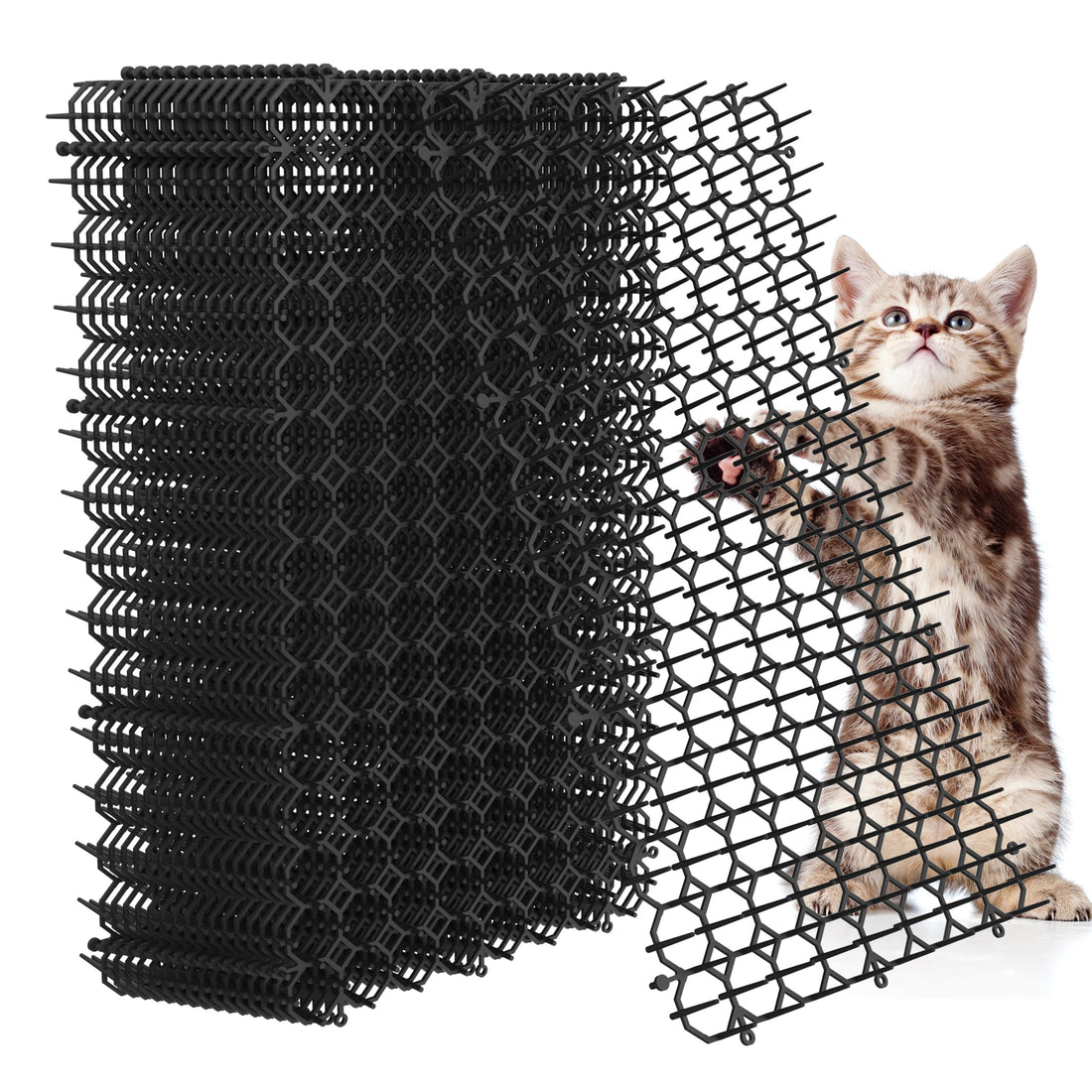 Hmyomina 16 x 8 Inch Scat Mat for Cats