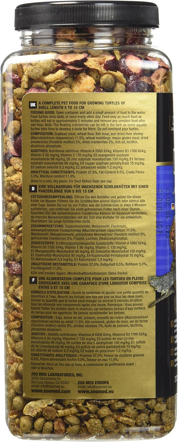 Zoo Med Gourmet Aquatic Turtle Food 11 oz.