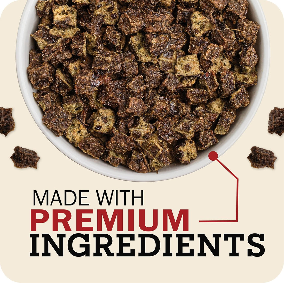 Redbarn Powerfood Air Dried Dog Food 2 lbs High Protein Beef and Lamb