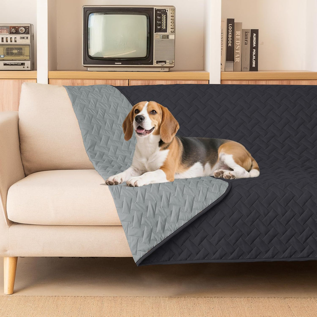 gogobunny 100% Double Sided Waterproof Dog Blanket Soft Pet Bed Cover