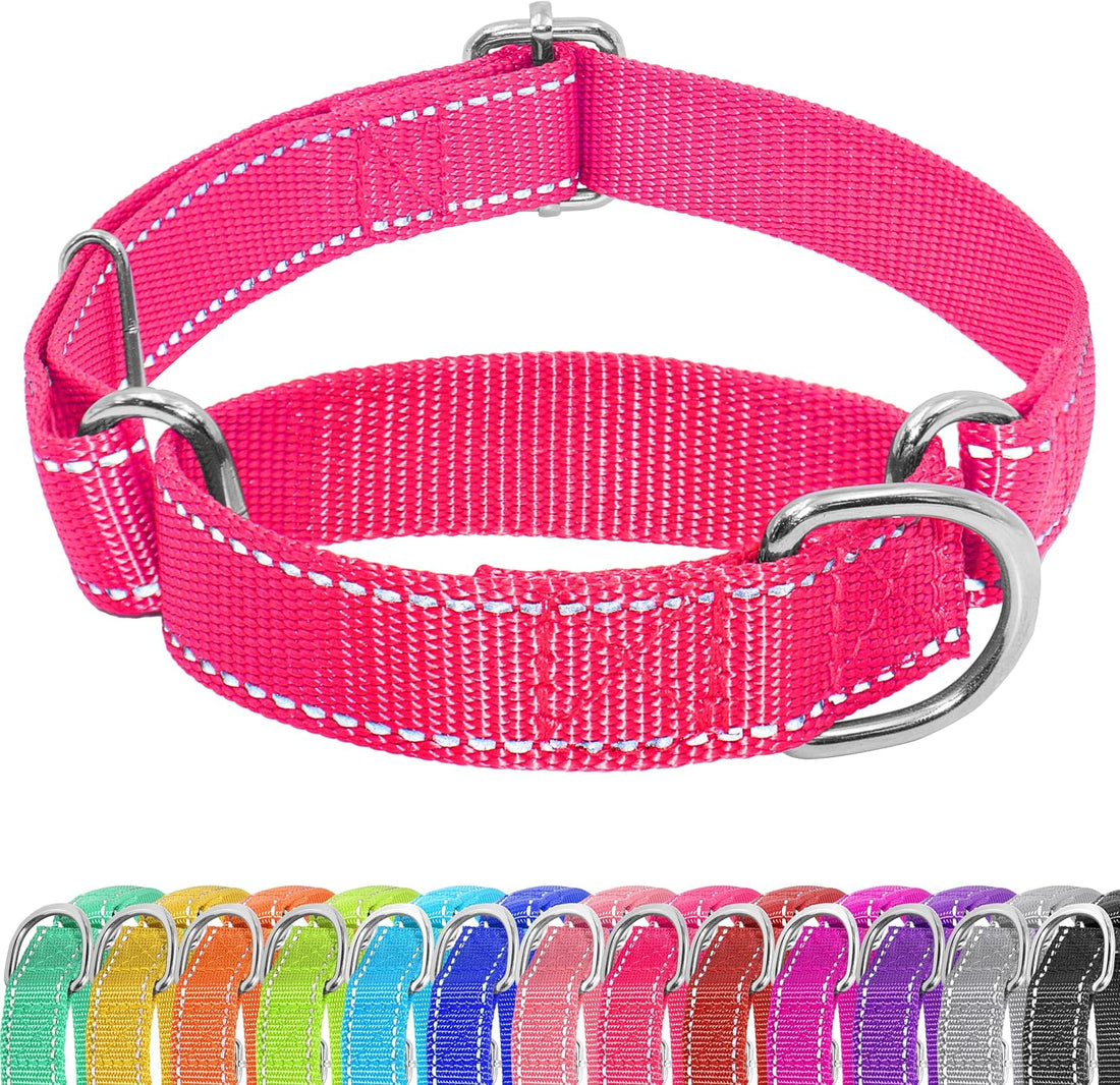 Seyezo Martingale Dog Collar - Adjustable No Buckle Slip Collar,XS