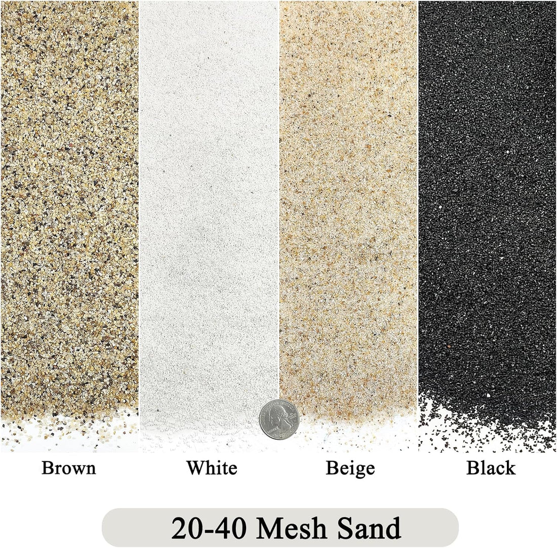 Beige Aquarium Sand, 5lbs Fish Tank Sand Mini Gravel Substrate