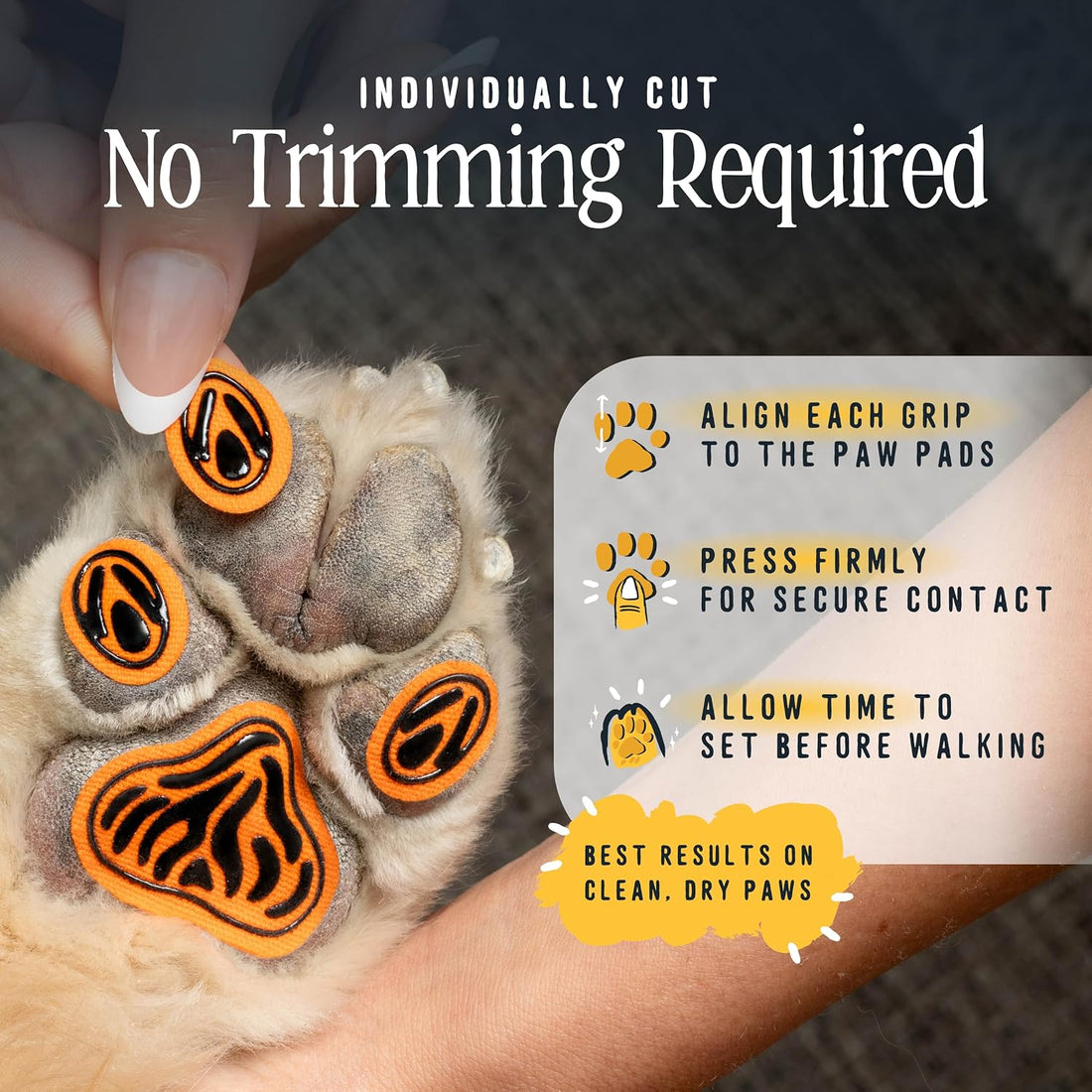 DOK TigerToes Premium Paw Grips for Senior Dogs
