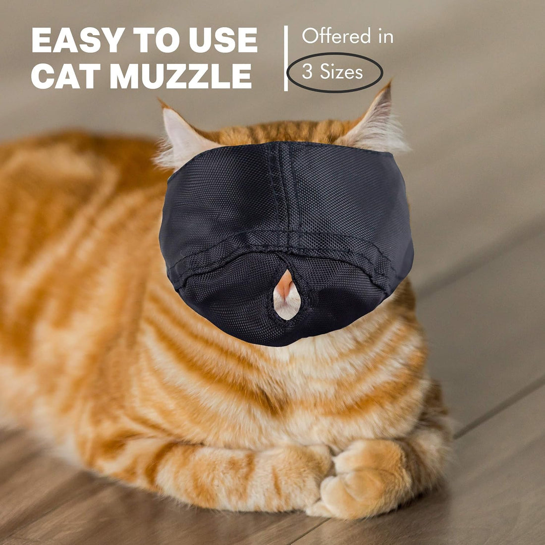 Downtown Pet Supply - Cat Muzzle for Grooming - Gentle and Soft Muzzle