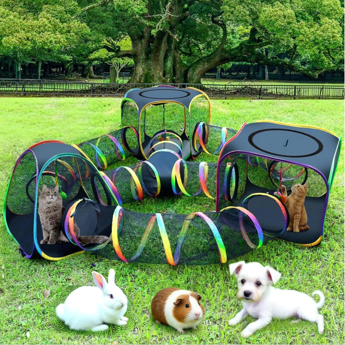 CypherX Outdoor Rainbow Cat Enclosure