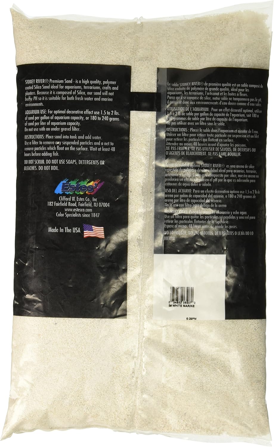 Estes 28199 Aqua Sand, White, 5 lb