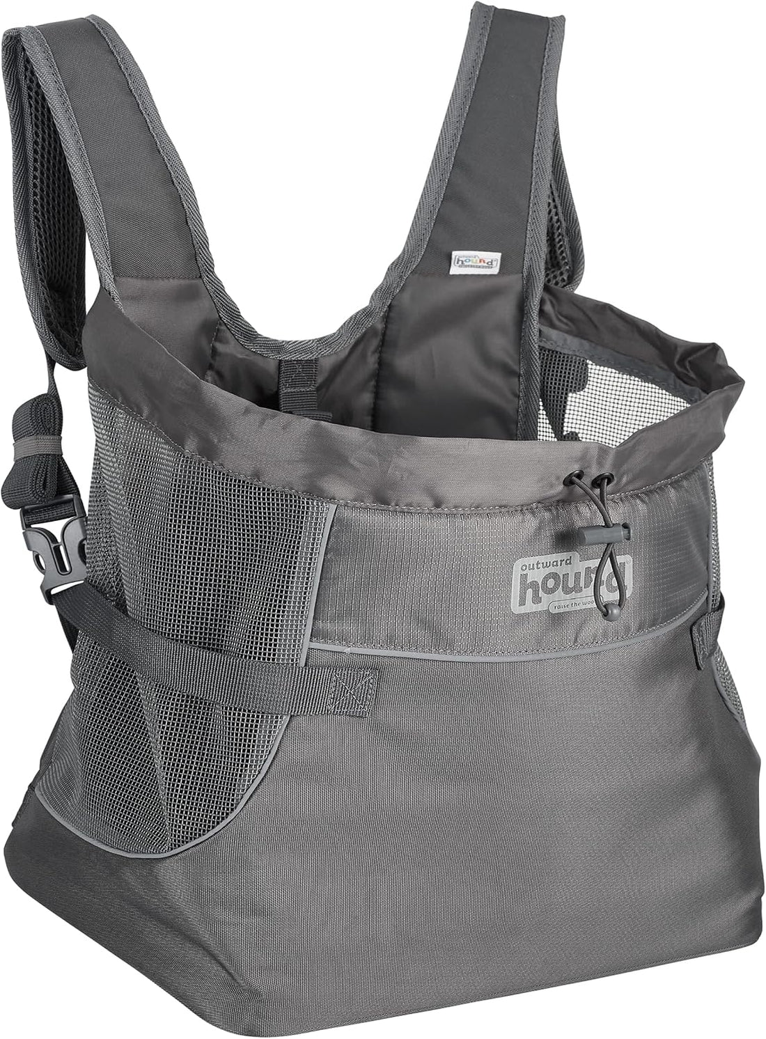 Outward Hound PupPak Dog Front Carrier, Grey, Medium, 12.5" x 9" x 14"
