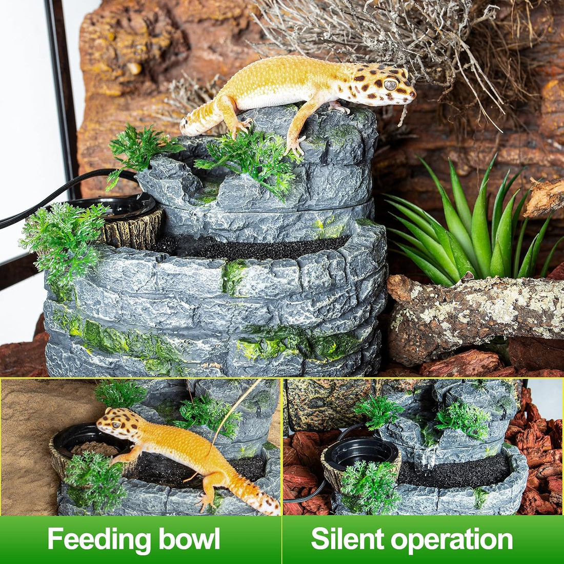 500ML Reptile Waterfall Fountain