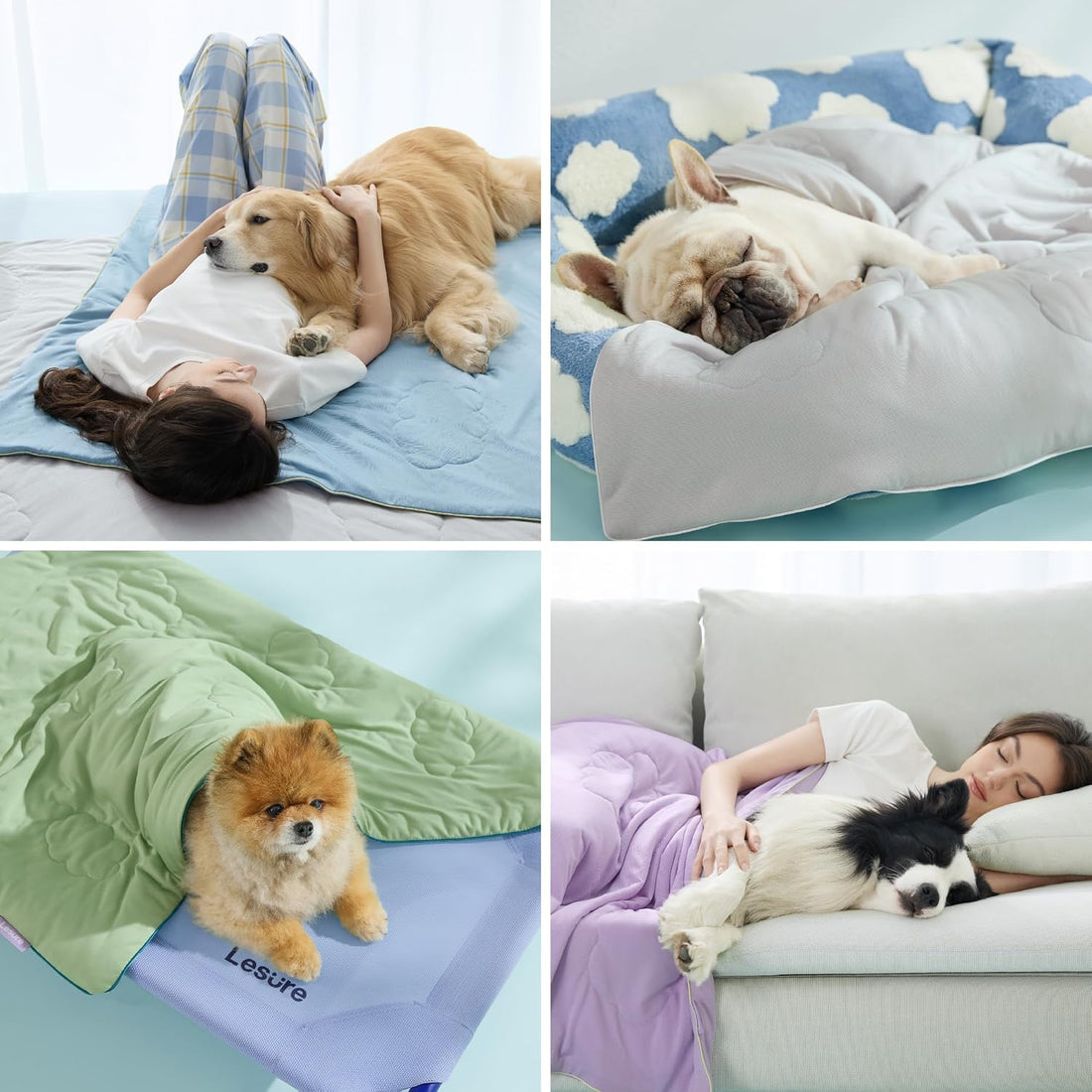 LE SURE ApexCloud™ Premium Cooling Blankets for Medium Dog