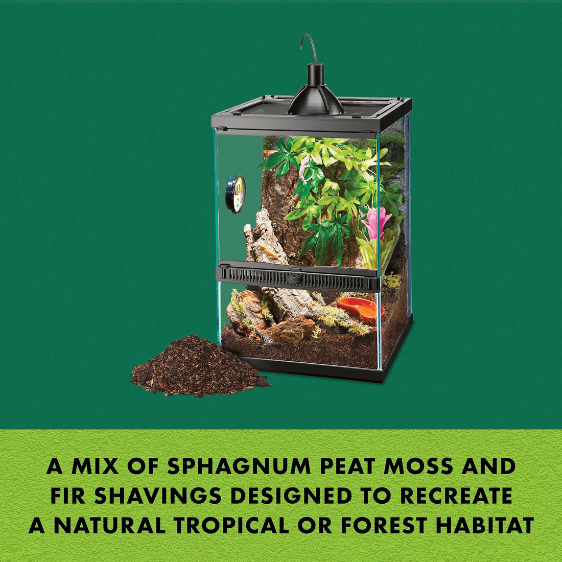 Zilla Jungle Mix Terrarium Substrate Bedding, 8 Quart