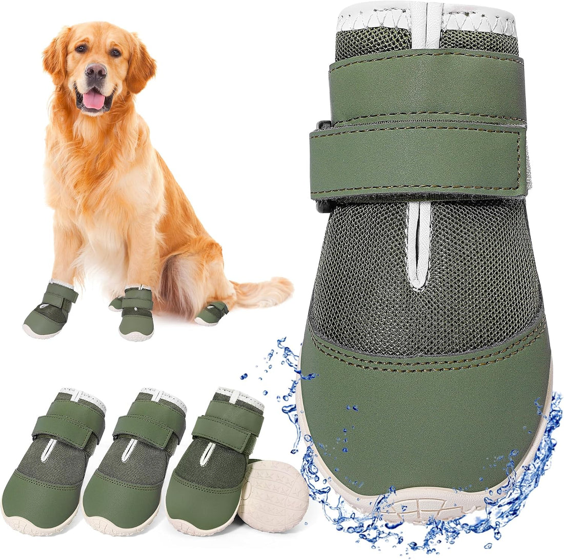 DcOaGt Dog Shoes Large Dogs XXL,Mesh Breathable Dog Boots & Paw