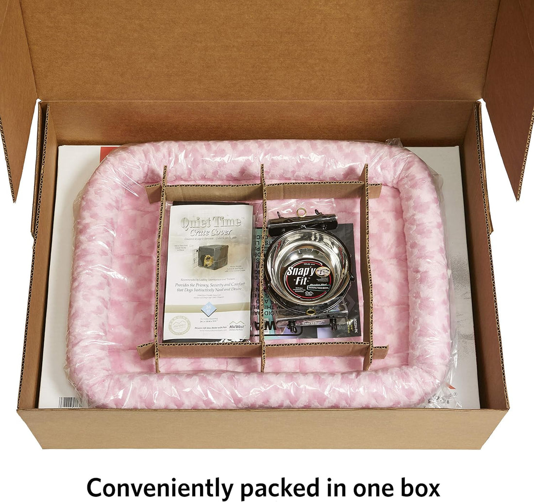 MidWest Homes for Pets Pink Fashion iCrate Starter Kit