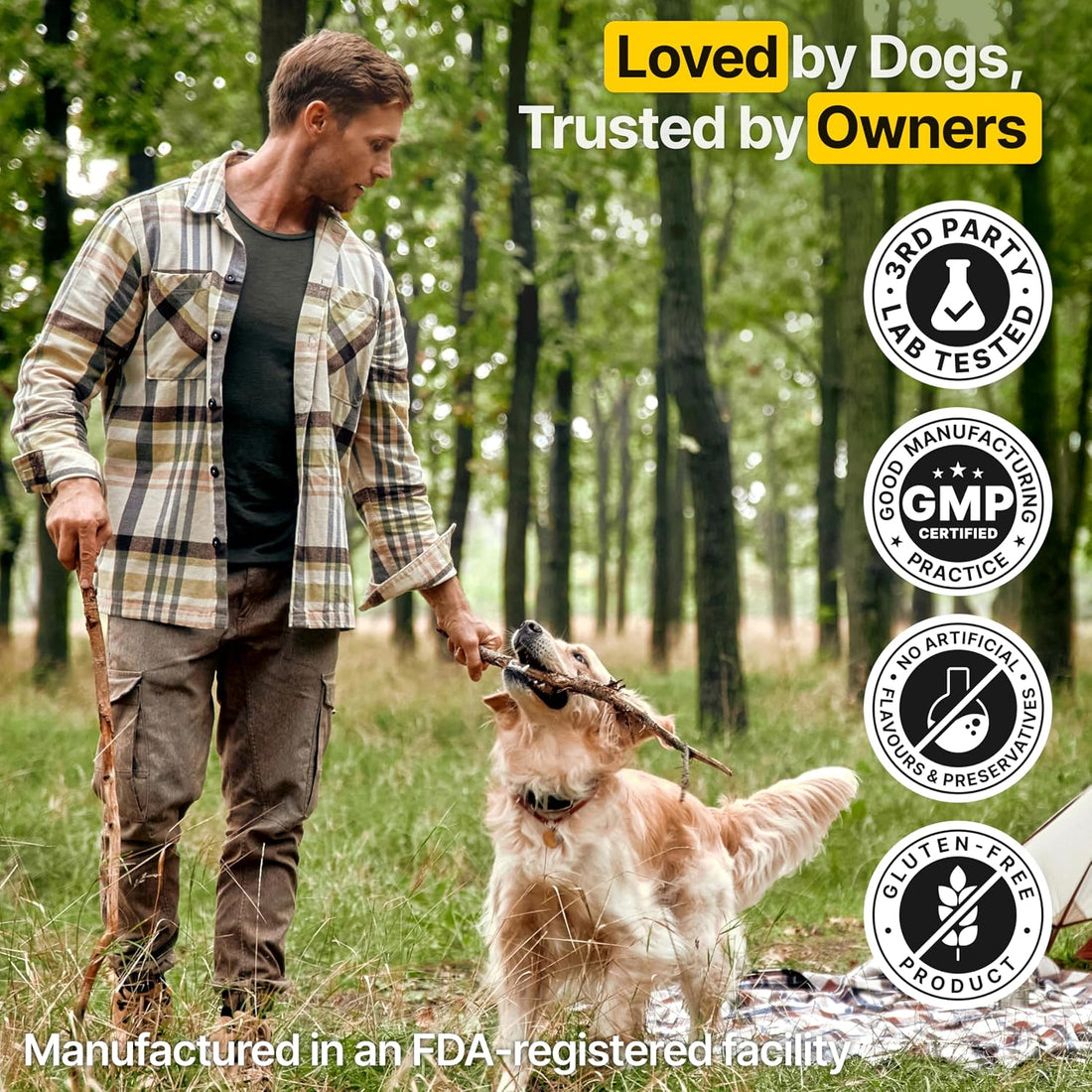 Flea and Tick Prevention for Dogs Chewable