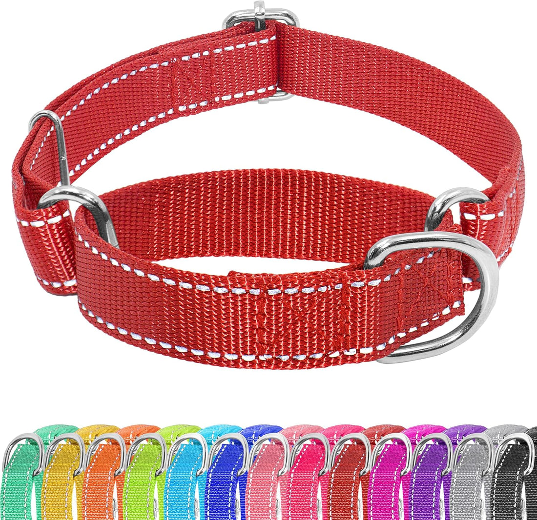 Seyezo Martingale Dog Collar - Adjustable No Buckle Slip Collar,XS