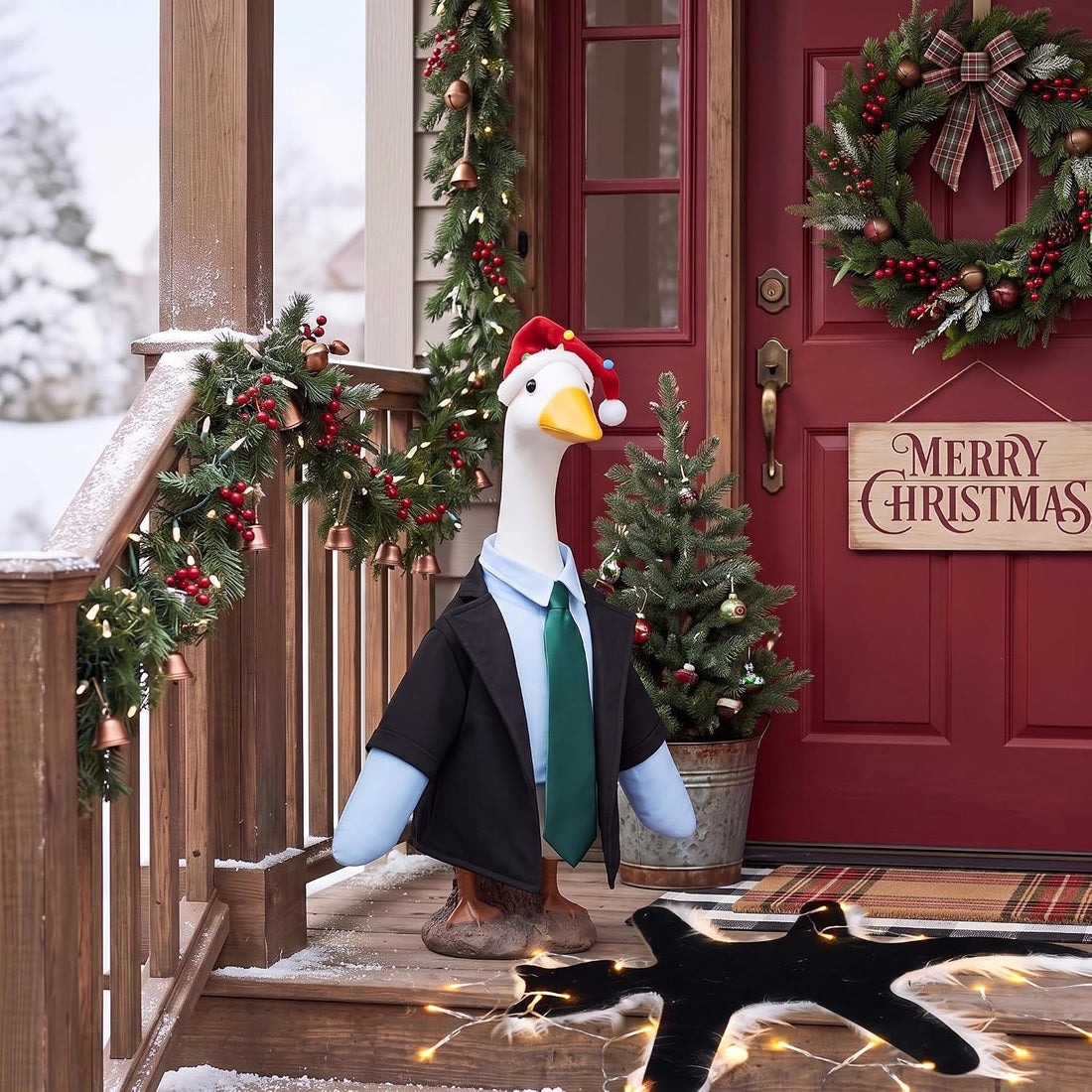 Halloween Porch Goose Outfits for 23" Statue
