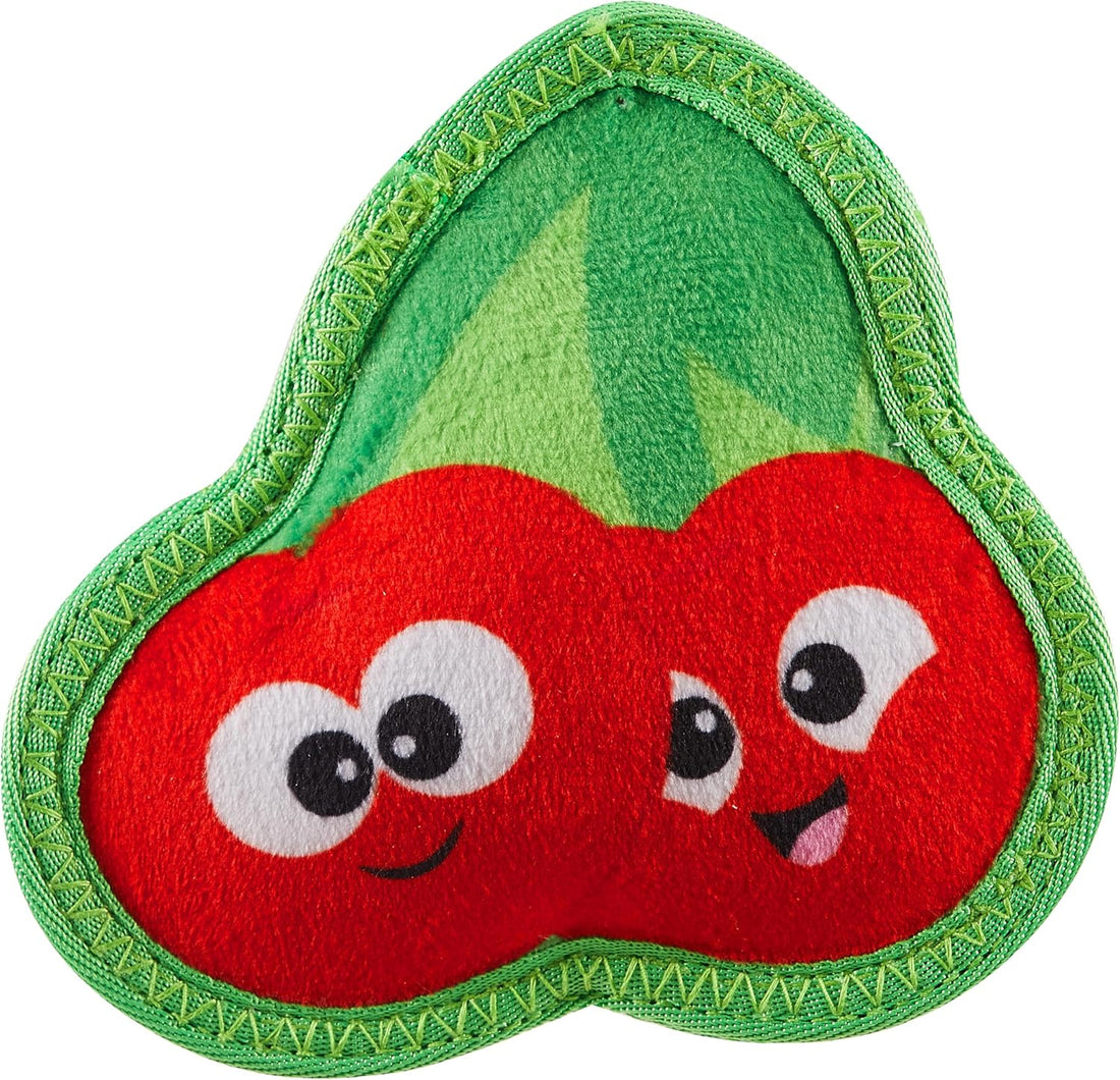 Outward Hound Tough Skinz Durable Chew Plush Squeaky Dog Toy, Avocado