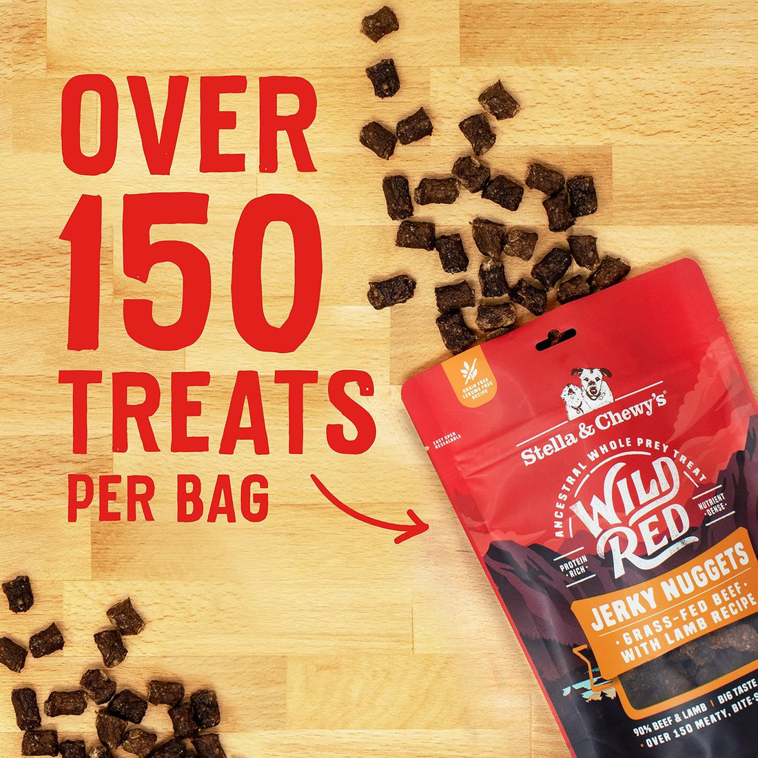 Stella & Chewy's Wild Red Jerky Nuggets