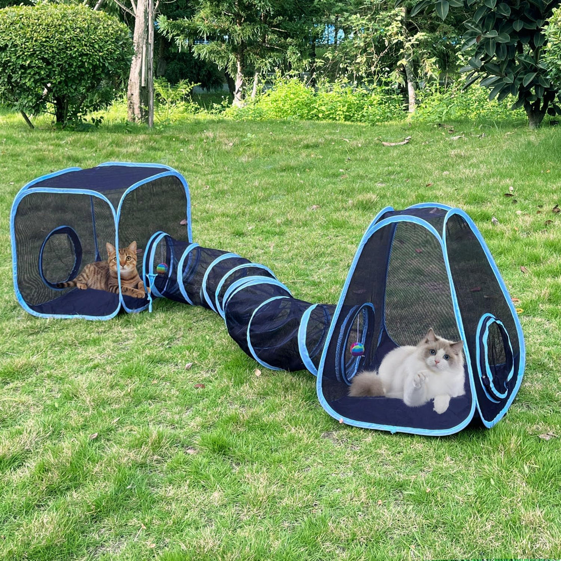 Outdoor Cat Enclosures, Cat Tunnels Catio Tents Cubes for Indoor Cats