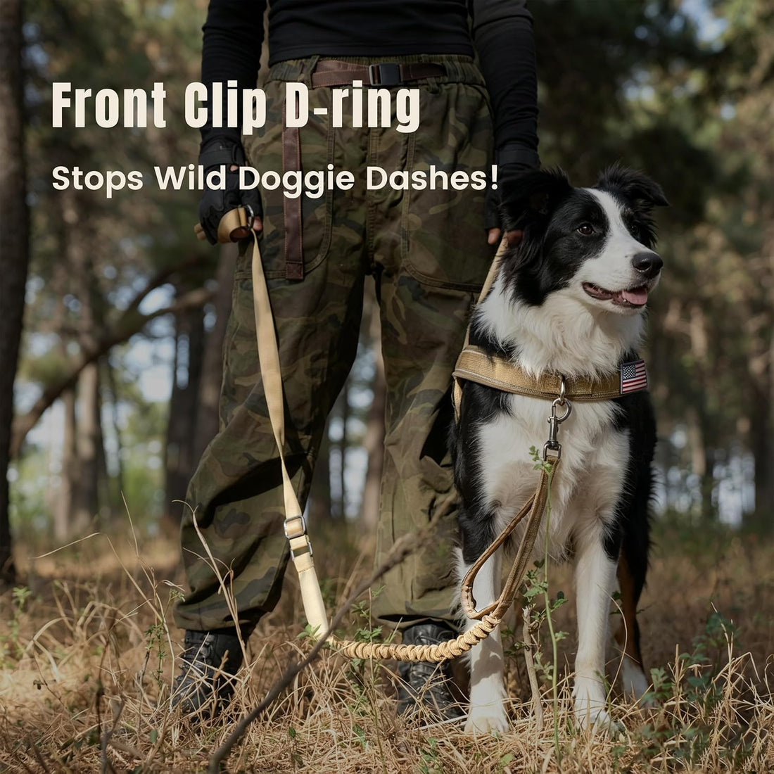 Forestpaw No Pull Dog Harness with Large Handle,Comfortable,L