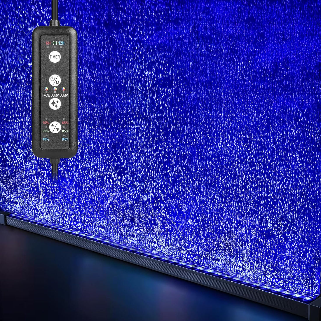 fishkeeper Submersible Fish Tank Light with Air Bubble Hole