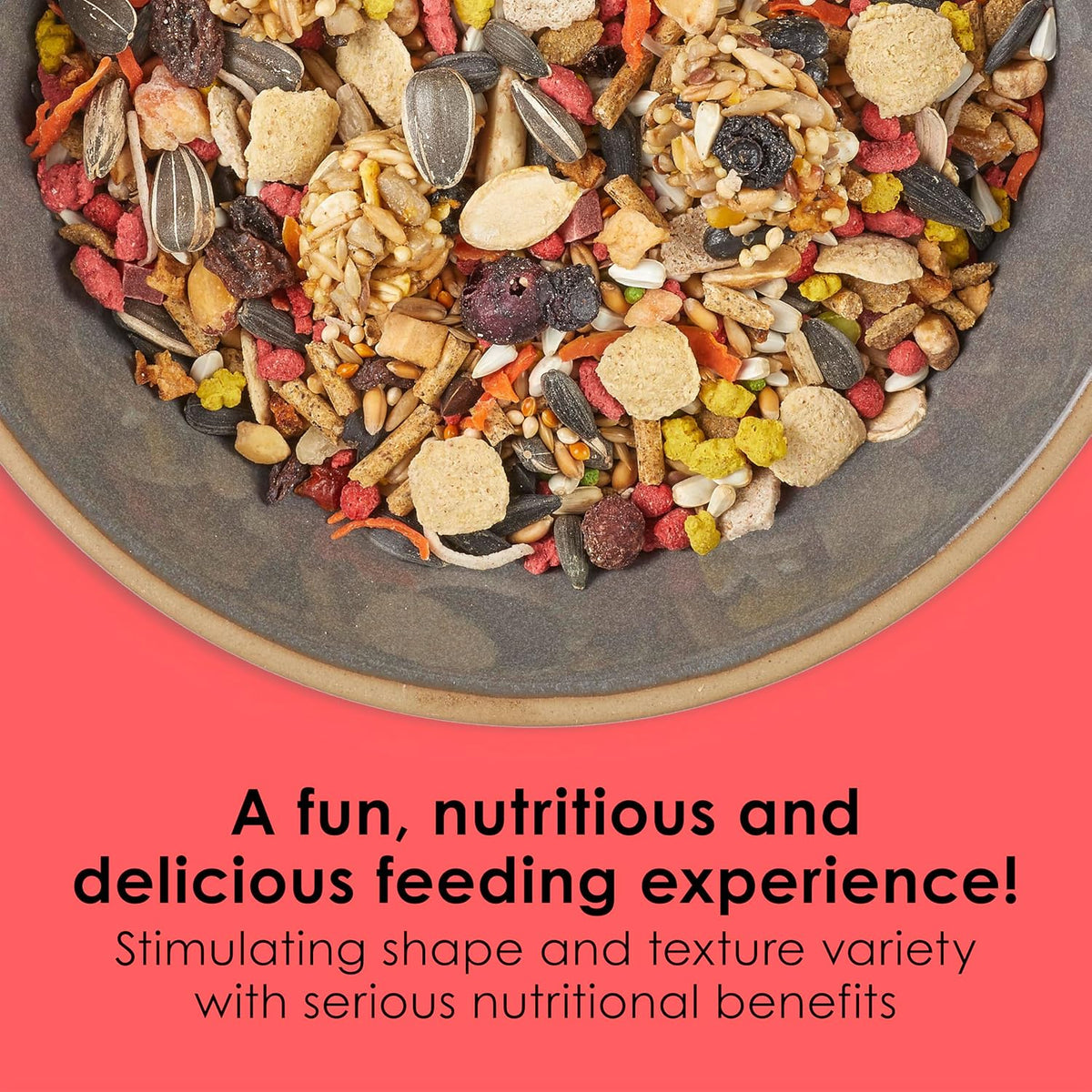 Kaytee Fiesta Cockatiel Food, Nutritious and Fun Blend, Supports Skin