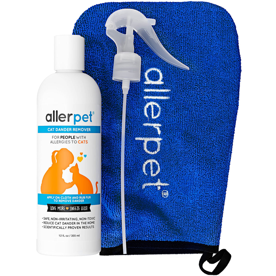 Allerpet Aloe Vera Free Cat Dander Remover - Pet Dander Allergy Relief