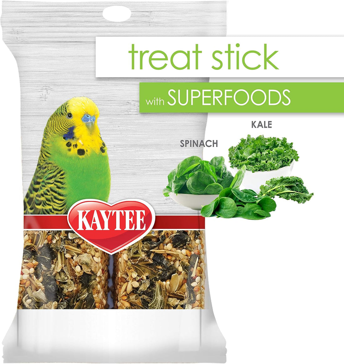 Kaytee Avian Superfood Treat Stick Spinach & Kale 5.5oz