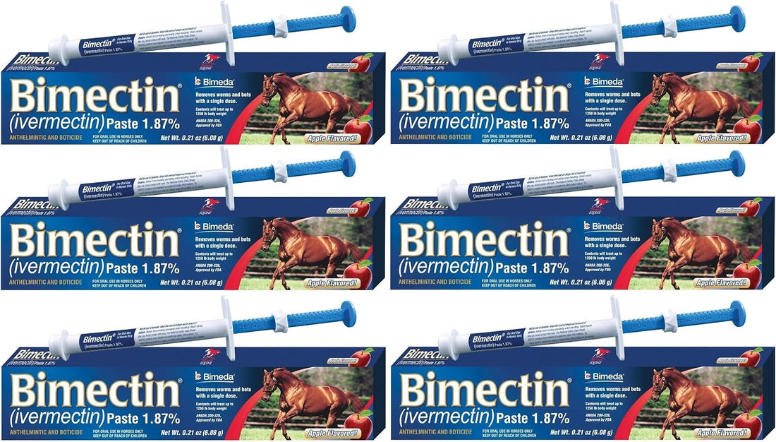Ivermectin Paste Horse Wormer - 6 DOSES, Model