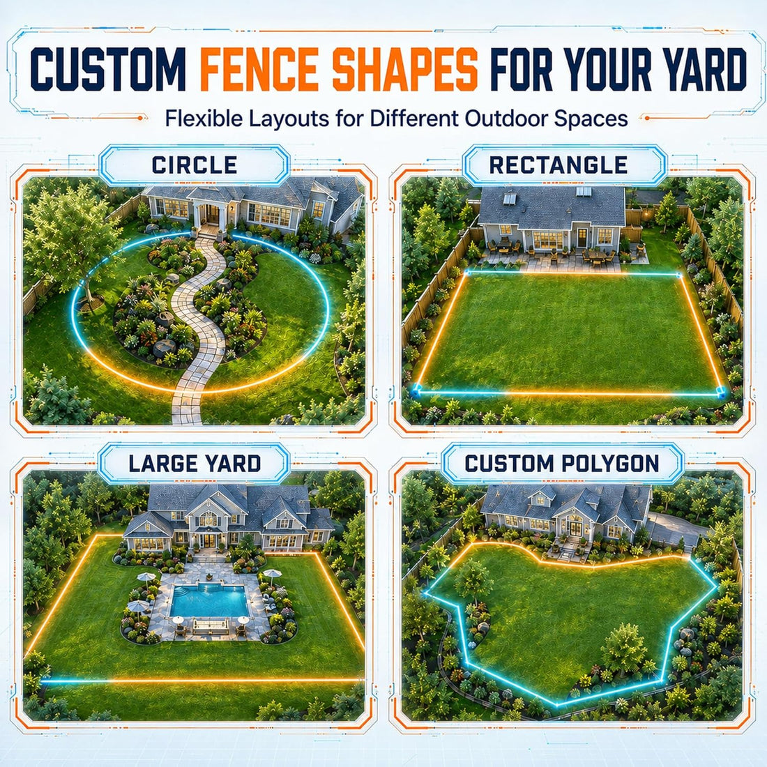 RPZ GPS Wireless Dog Fence System with Free App, No Subscription