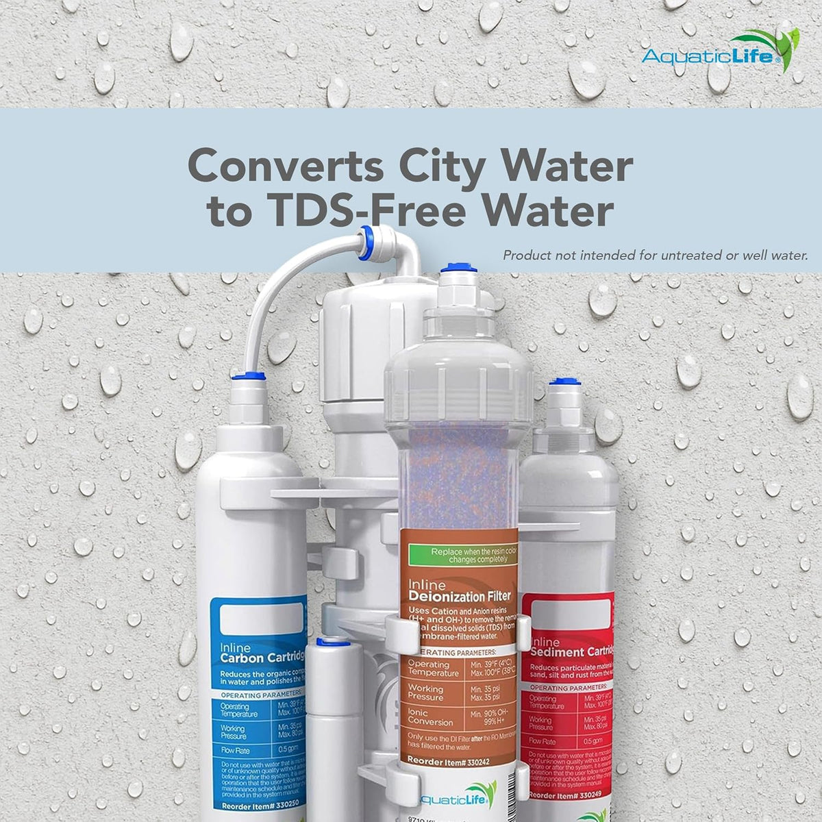 Aquatic Life RO Buddie 4-Stage Aquarium Water Filter System