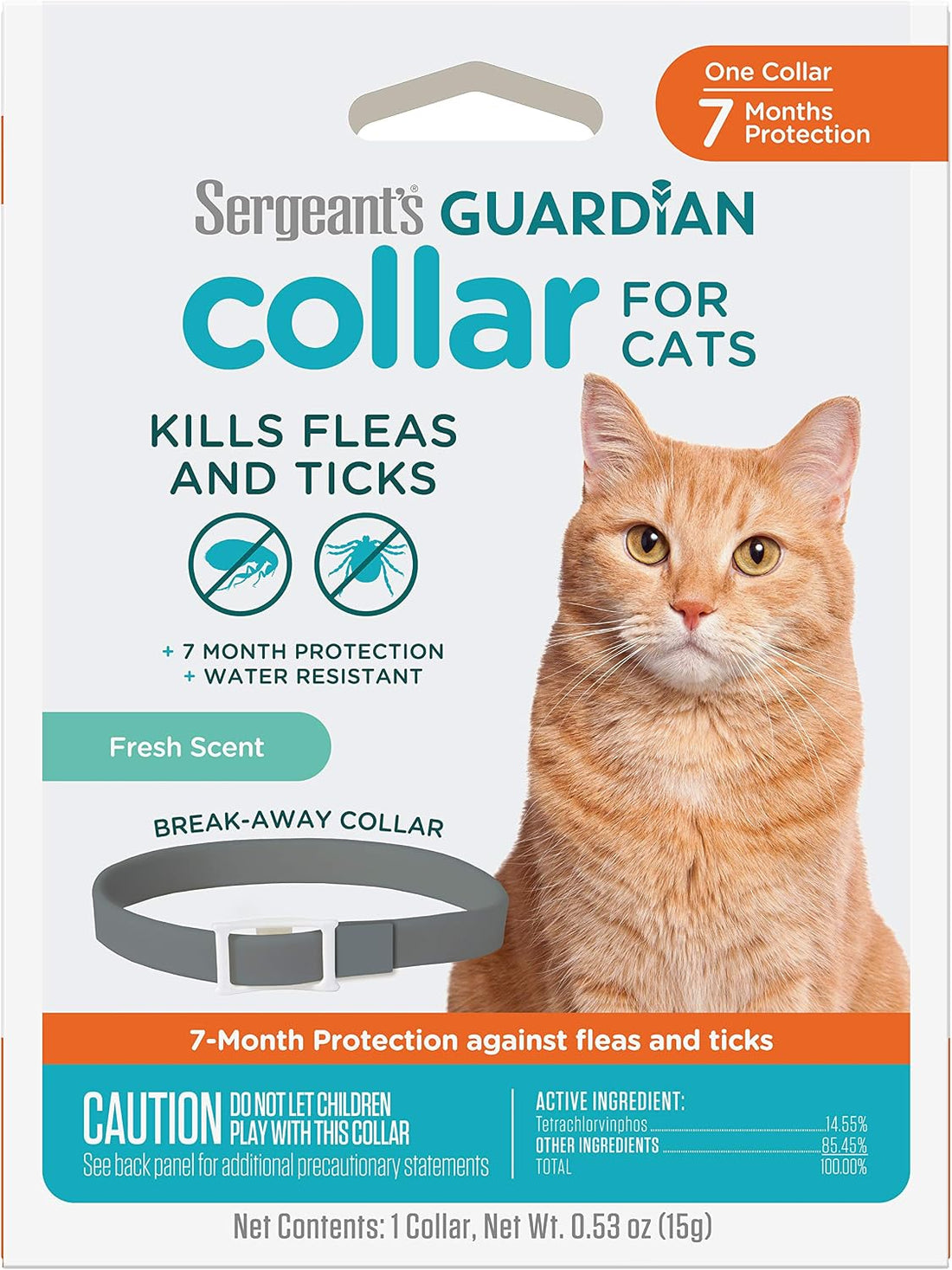 Sergeant's Guardian Flea & Tick Topical Cats 6 lbs+, 3-Month