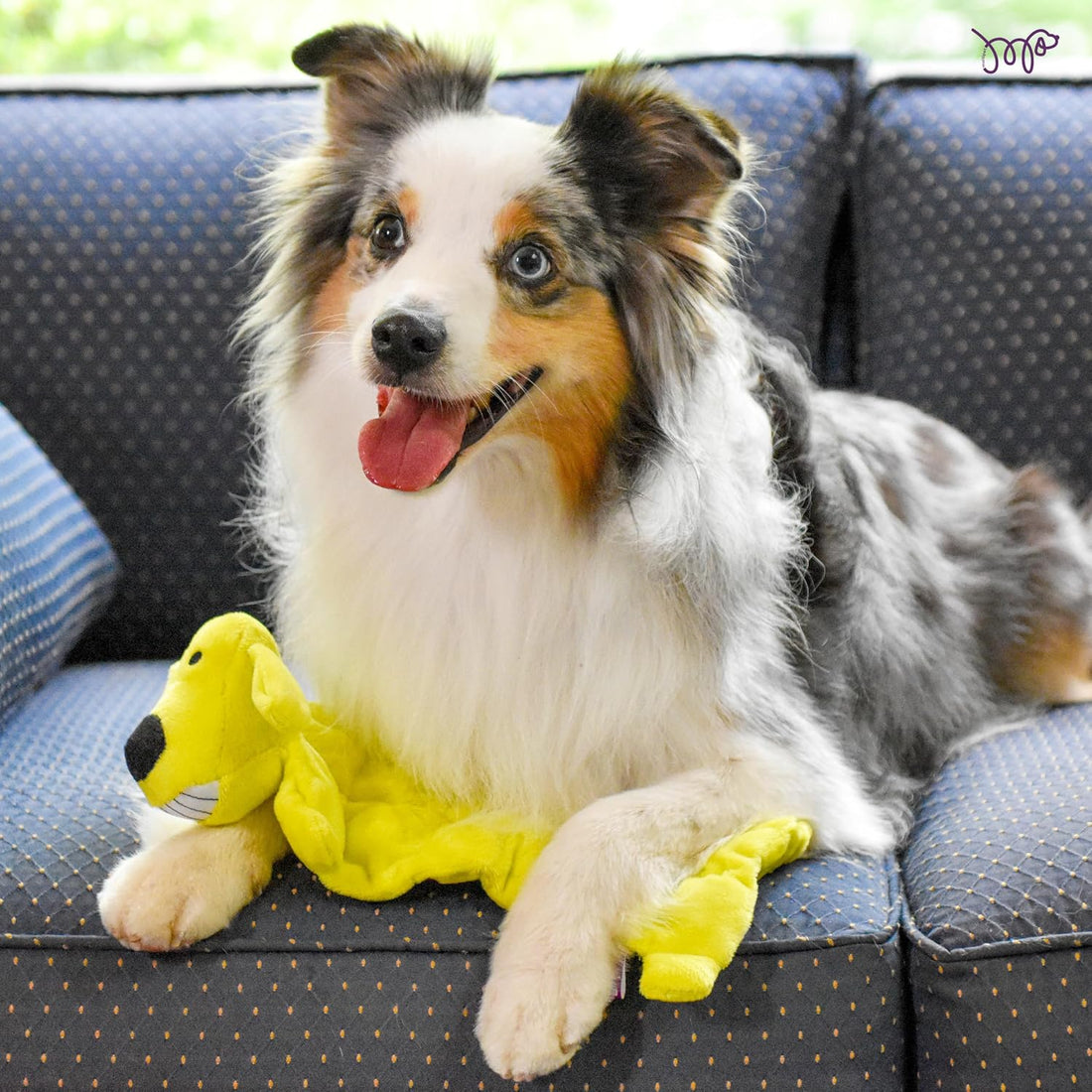 Multipet Original Loofa Dog Plush Toy Mat - Squeaky Dog Toy